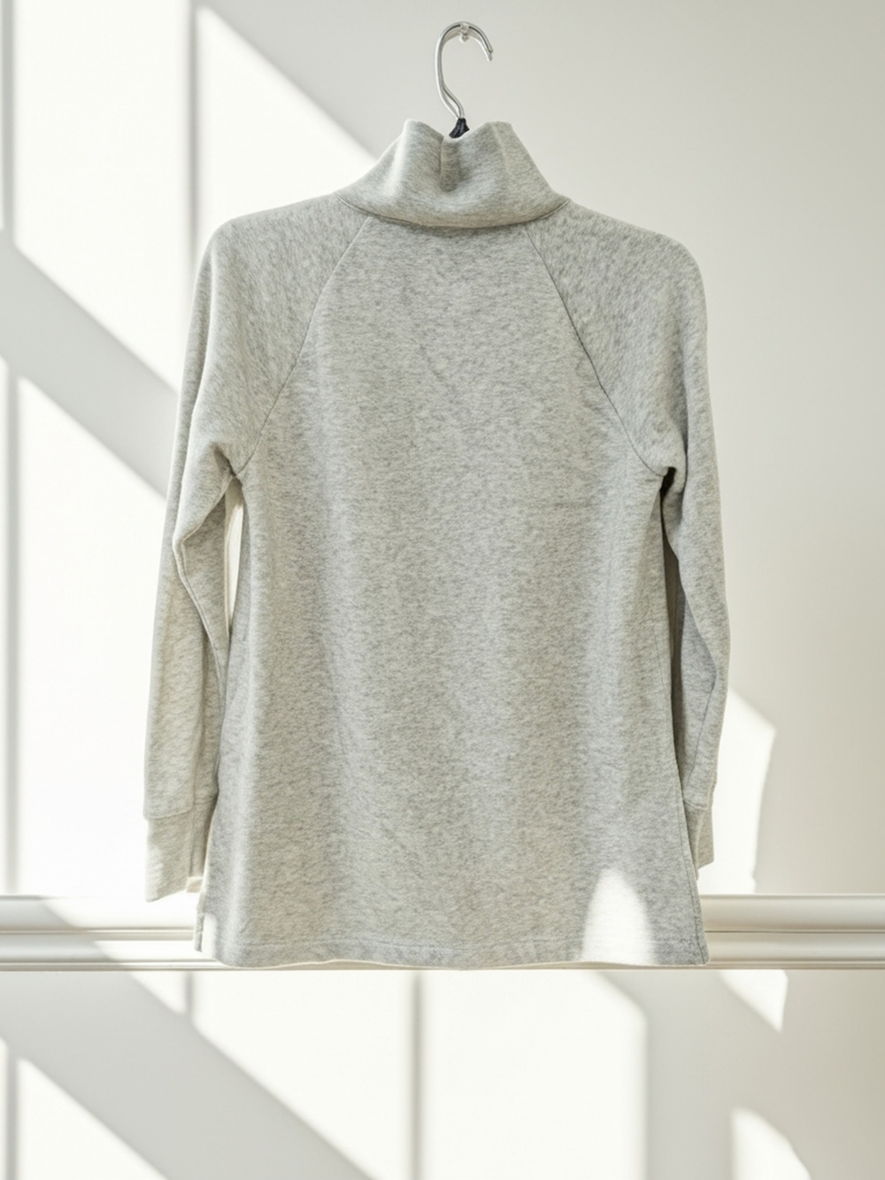 J. Crew Heather Gray XXS Button-Shoulder Crewneck Sweater - Picture 4 of 6